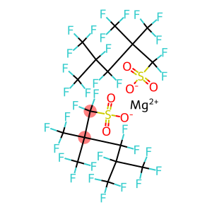 Bis[2,2,4-tris(trifluoromethyl)-1,1,3,3,4,5,5,5-octafluoro-1-pentanesulfonic acid]magnesium salt