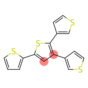 2,3-Bis(thiophen-3-yl)-5-(thiophen-2-yl)thiophene