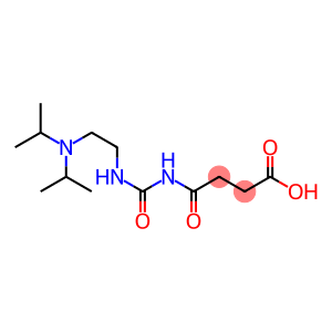 4-[({2-[bis(propan-2-yl)amino]ethyl}carbamoyl)amino]-4-oxobutanoic acid