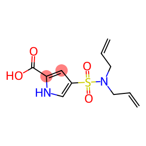 4-[bis(prop-2-en-1-yl)sulfamoyl]-1H-pyrrole-2-carboxylic acid