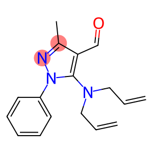 5-[bis(prop-2-en-1-yl)amino]-3-methyl-1-phenyl-1H-pyrazole-4-carbaldehyde