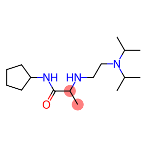 2-({2-[bis(propan-2-yl)amino]ethyl}amino)-N-cyclopentylpropanamide