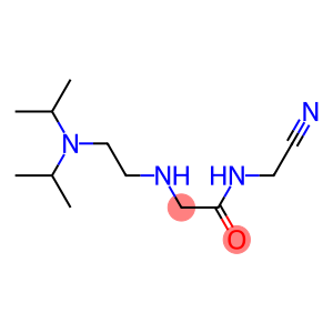 2-({2-[bis(propan-2-yl)amino]ethyl}amino)-N-(cyanomethyl)acetamide