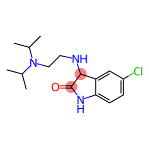 3-({2-[bis(propan-2-yl)amino]ethyl}amino)-5-chloro-2,3-dihydro-1H-indol-2-one