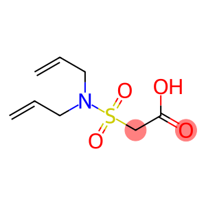 2-[bis(prop-2-en-1-yl)sulfamoyl]acetic acid