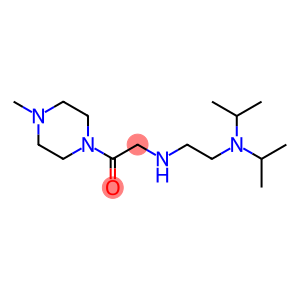 2-({2-[bis(propan-2-yl)amino]ethyl}amino)-1-(4-methylpiperazin-1-yl)ethan-1-one