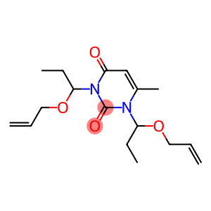 1,3-Bis[1-(2-propenyloxy)propyl]-6-methyluracil