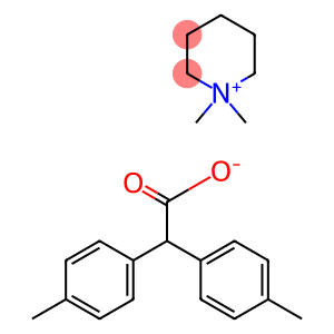 Bis(p-methylphenyl)acetic acid 1,1-dimethylpiperidinium-4-yl ester