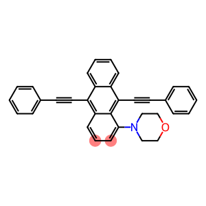 9,10-BIS(PHENYLETHYNYL)-1-(4-MORPHOLINYL)ANTHRACENE