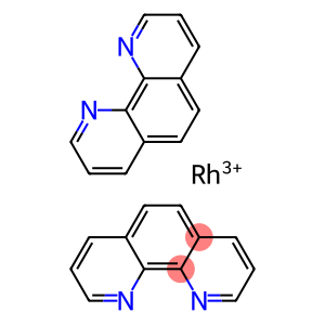 bis(1,10-phenanthroline)rhodium(III)