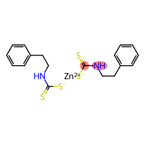 Bis(phenethyldithiocarbamic acid)zinc salt