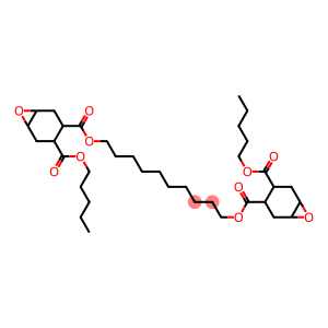 Bis[2-(pentyloxycarbonyl)-4,5-epoxy-1-cyclohexanecarboxylic acid]1,10-decanediyl ester