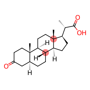 23,24-BISNOR-5-ALPHA-CHOLANIC ACID-3-ONE