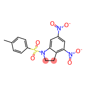 4,6-bisnitro-1-[(4-methylphenyl)sulfonyl]indoline