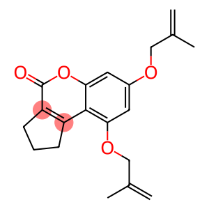 7,9-bis[(2-methyl-2-propenyl)oxy]-2,3-dihydrocyclopenta[c]chromen-4(1H)-one