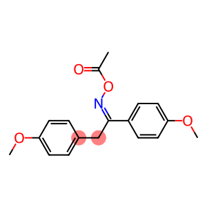 1,2-bis(4-methoxyphenyl)ethanone O-acetyloxime