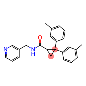 2,2-bis(3-methylphenyl)-N-(3-pyridinylmethyl)cyclopropanecarboxamide