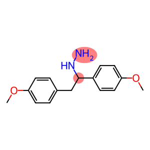 1-(1,2-bis(4-methoxyphenyl)ethyl)hydrazine