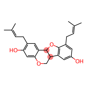 2,10-BIS-(3-METHYL-BUT-2-ENYL)-6A,11A-DIHYDRO-6H-BENZO[4,5]FURO[3,2-C]CHROMENE-3,8-DIOL