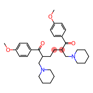 1,6-Bis(4-methoxyphenyl)-2,5-bis(piperidinomethyl)hexane-1,6-dione