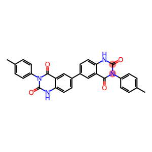 3,3'-Bis(4-methylphenyl)[6,6'-biquinazoline]-2,2',4,4'(1H,1'H,3H,3'H)-tetrone