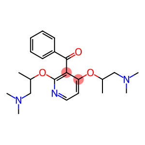 2,4-Bis(1-methyl-2-dimethylaminoethoxy)-3-benzoylpyridine