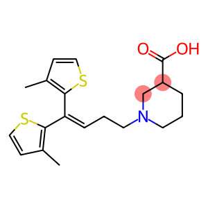 1-[4,4-Bis(3-methyl-2-thienyl)-3-butenyl]piperidine-3-carboxylic acid