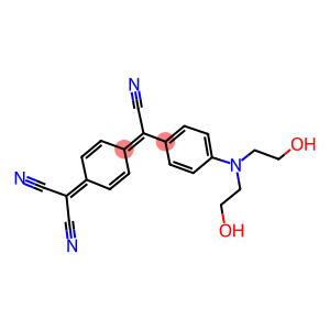 2-[4-((4-(BIS(2-HYDROXYETHYL)AMINO)PHENYL)(CYANO)METHYLENE)-2,5-CYCLOHEXADIEN-1-YLIDENE]MALONITRILE