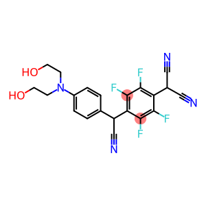 2-[4-((4-(BIS(2-HYDROXYETHYL)AMINO)PHENYL)(CYANO)METHYL)-2,3,5,6-TETRAFLUOROPHENYL]MALONITRILE