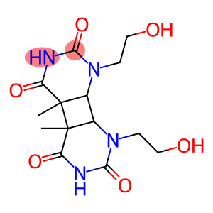 4,5-Bis(2-hydroxyethyl)-8a,8b-dimethyl-4,4a,4b,5-tetrahydro-2,4,5,7-tetraazabiphenylene-1,3,6,8(2H,7H,8aH,8bH)-tetrone