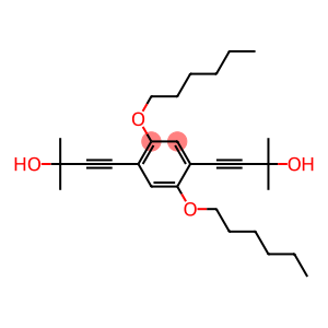 4,4''[2,5-BIS(HEXYLOXY)-1,4-PHENYLENE]BIS[2-METHYL-3-BUTYN-2-OL]