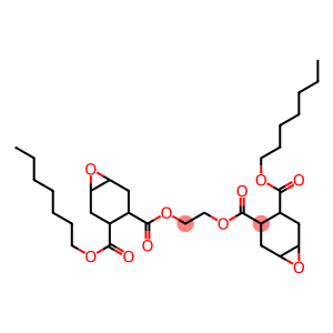 Bis[2-(heptyloxycarbonyl)-4,5-epoxy-1-cyclohexanecarboxylic acid]ethylene ester