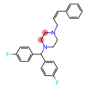 1-[Bis(4-fluorophenyl)methyl]-4-[(Z)-3-phenyl-2-propenyl]piperazine