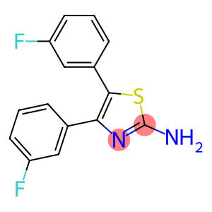 4,5-bis(3-fluorophenyl)-1,3-thiazol-2-amine