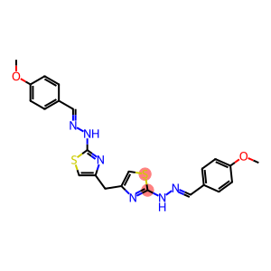 BIS(2-((E)-2-(4-METHOXYBENZYLIDENE)HYDRAZINYL)THIAZOL-4-YL)METHANE
