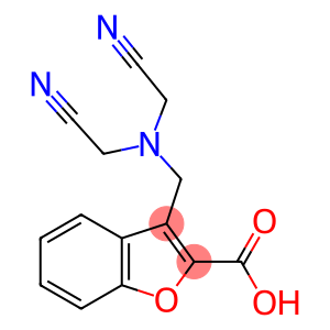 3-{[bis(cyanomethyl)amino]methyl}-1-benzofuran-2-carboxylic acid