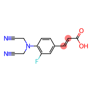 3-{4-[bis(cyanomethyl)amino]-3-fluorophenyl}prop-2-enoic acid