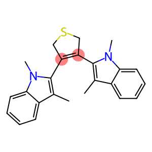 3,4-BIS(1,3-DIMETHYL-1H-INDOL-2-YL)-2,5-DIHYDROTHIOPHENE