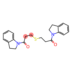 bis[3-(2,3-dihydro-1H-indol-1-yl)-3-oxopropyl] sulfide