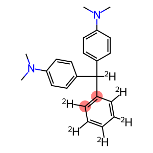 BIS-(4-DIMETHYLAMINO-PHENYL)-PHENYL-D5-METHANE-D1