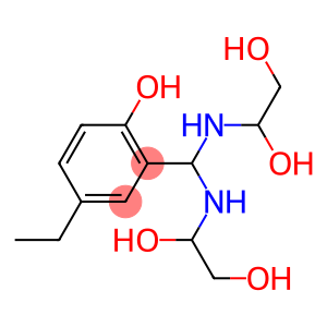 2-[Bis[(1,2-dihydroxyethyl)amino]methyl]-4-ethylphenol