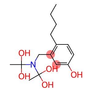 3-[Bis(1,1-dihydroxyethyl)aminomethyl]-4-butylphenol