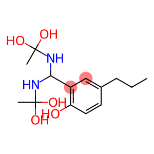 2-[Bis[(1,1-dihydroxyethyl)amino]methyl]-4-propylphenol