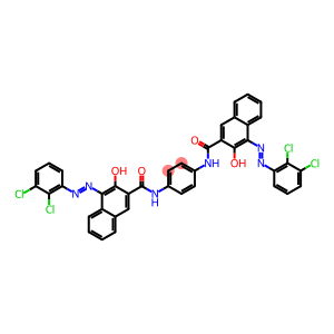 1,4-Bis[1-(dichlorophenylazo)-2-hydroxynaphthalene-3-carbonylamino]benzene