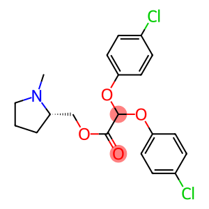 Bis(4-chlorophenoxy)acetic acid [(2S)-1-methyl-2-pyrrolidinyl]methyl ester