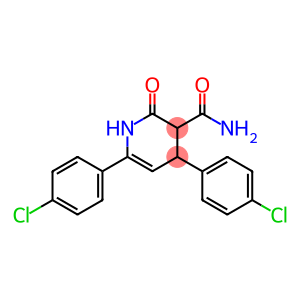 4,6-Bis(4-chlorophenyl)-1,2,3,4-tetrahydro-2-oxopyridine-3-carboxamide