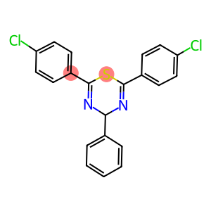 2,6-BIS(4-CHLOROPHENYL)-4-PHENYL-4H-1,3,5-THIADIAZINE
