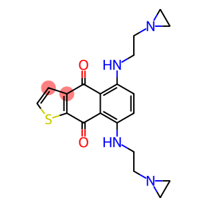 5,8-Bis[2-(1-aziridinyl)ethylamino]naphtho[2,3-b]thiophene-4,9-dione