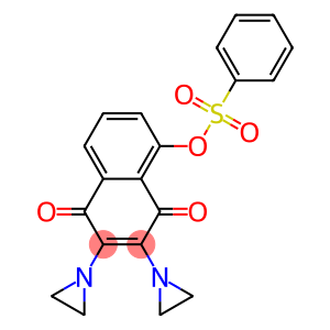 2,3-Bis(1-aziridinyl)-5-(phenylsulfonyloxy)-1,4-naphthoquinone