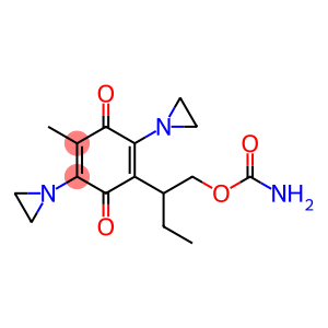 2,5-Bis(1-aziridinyl)-3-[1-(carbamoyloxymethyl)propyl]-6-methyl-1,4-benzoquinone